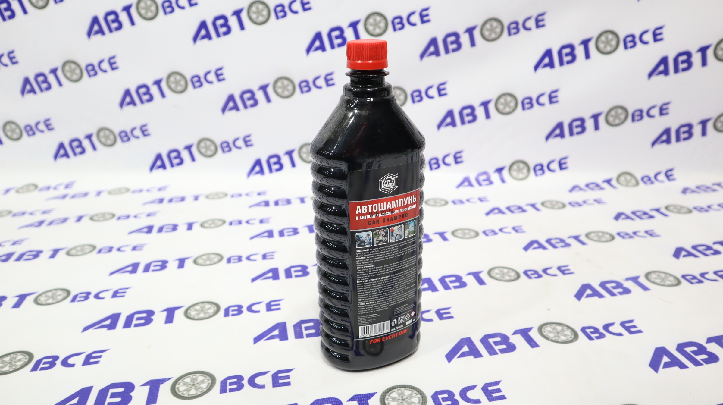 Шампунь для автомобиля с антикоррозионным эффектом Black 1л AGAT-AVTO